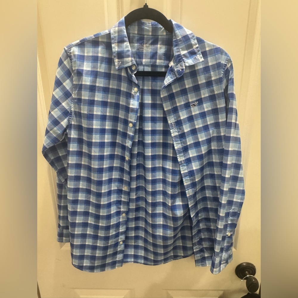 Vineyard Vines Boys' Performance Duval Check Featherweight Shirt